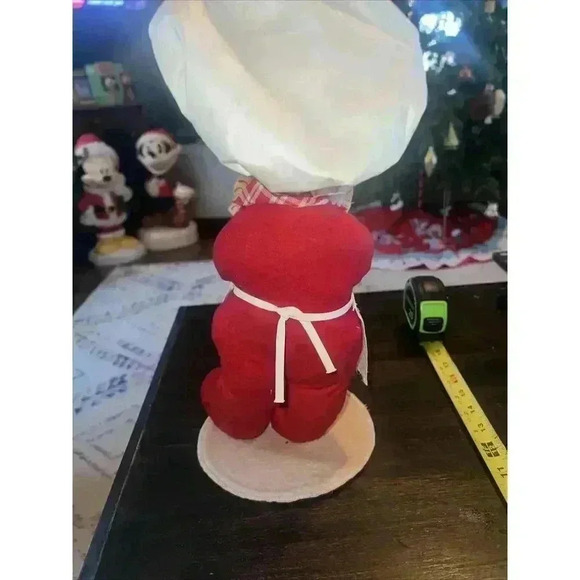 Annalee Mobillite Christmas Santa Claus Holding Pie 17”Vintage Rare 92 - Picture 6 of 8